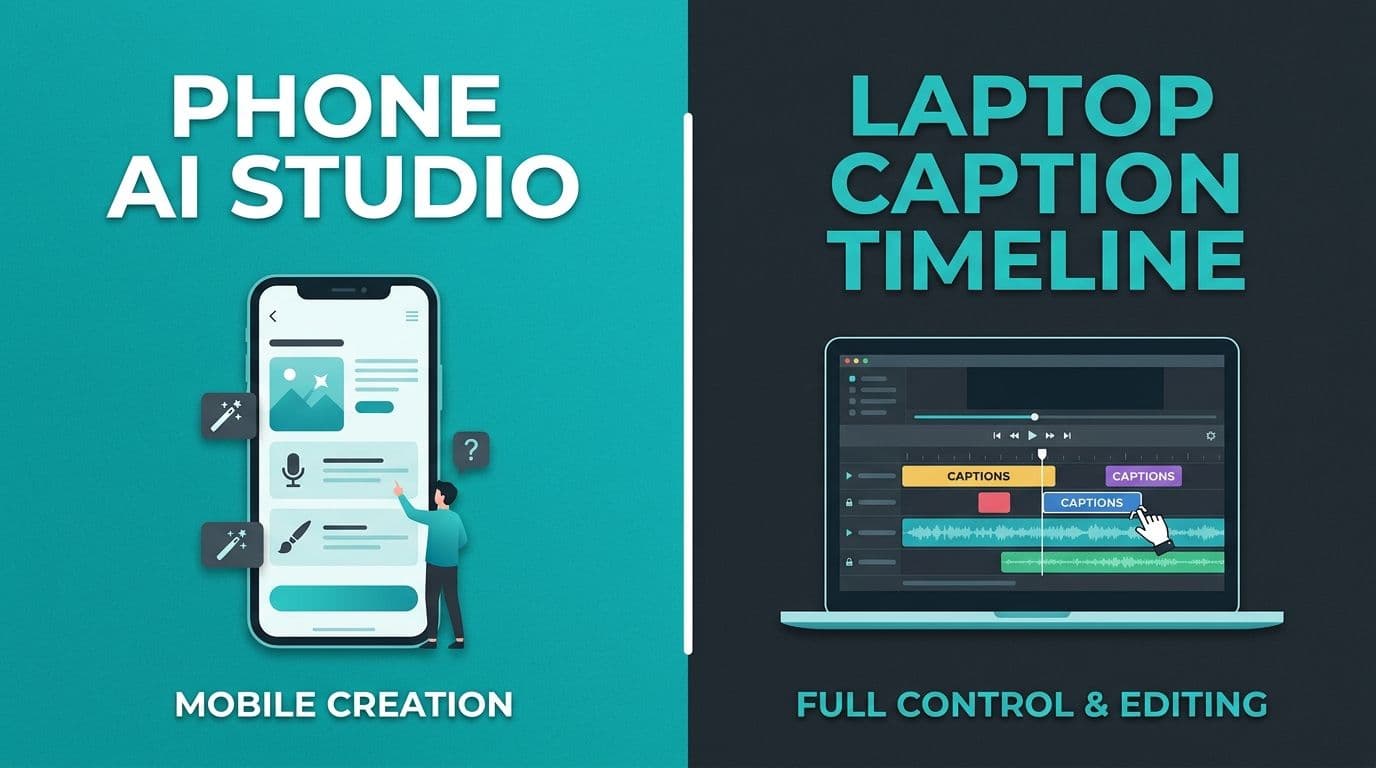 Captions.ai vs a Browser Caption Tool: Which Job Are You Hiring?
