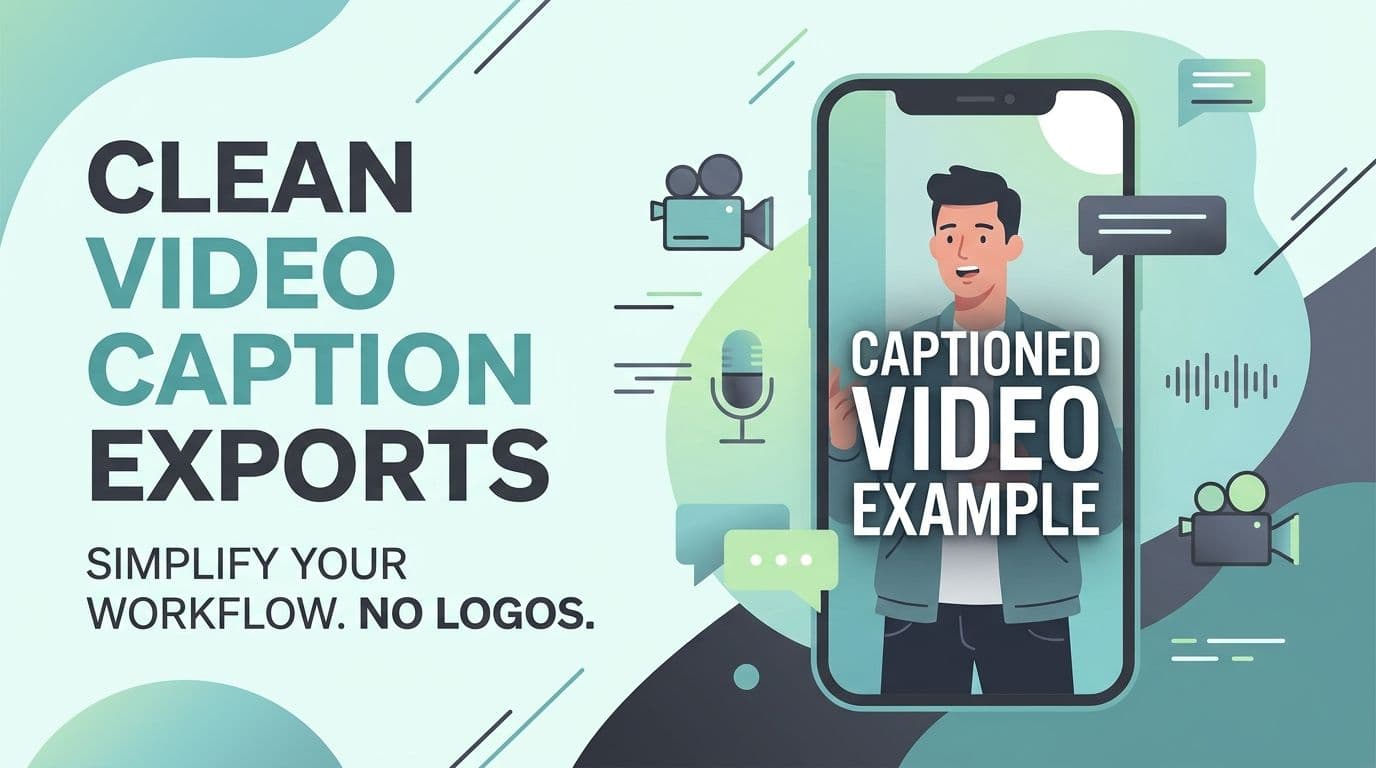 Free Auto Captions Without a Watermark: What to Check Before You Export